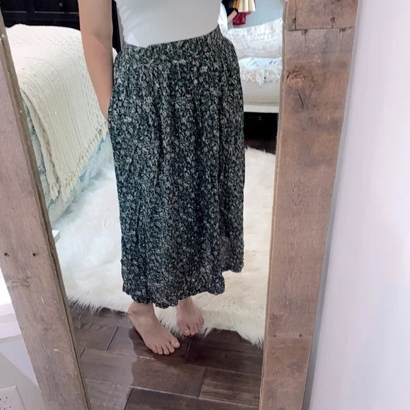 Vintage floral maxi skirt size large - Picture 1 of 6